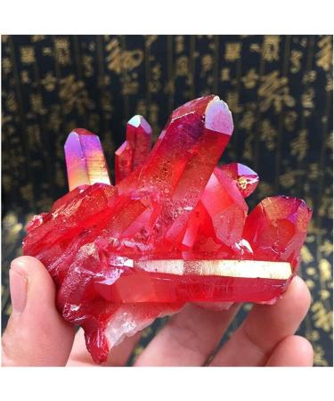 Natural Red Quartz Cluster Crystal Gem Stone Minerals Specimen Reiki Household yuebang ERBDRGAZ - Buy Online on GoSupps.com