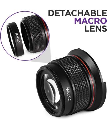 52MM 0.35x Altura Photo HD Fisheye Nikon Wide Angle Lens with Macro for DSLR Cameras - Nikon Mount - Buy Online on GoSupps.com