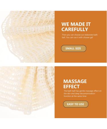 FOMIYES 2pcs Bath Flower Towel & Sponge Set | Premium Sisal Pouf & Gloves for Shower | Beauty Bath Products for Glowing Skin | International Shipping - Buy Online on GoSupps.com