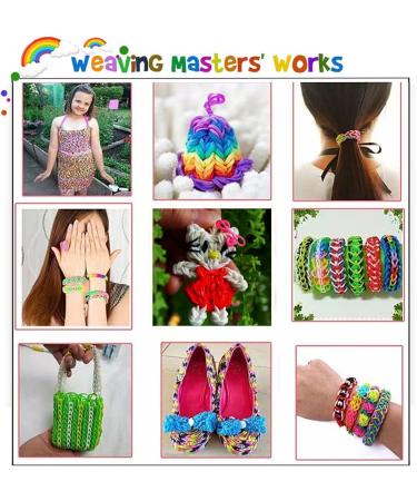 Kayzyue Girls' Bracelet Making Kit - DIY Crafts Loom Bracelet Kit with 4800 Pieces - Includes Storage Containers, Amulets, Y-Looms, Crochets, and S-Clips - Buy Online on GoSupps.com