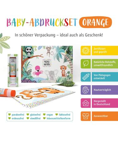 Mini Plant Organic Baby Impression Set - Handprint & Footprint Kit for Ages 0-1.5 Years | Perfect Baby Room Decoration & Milestone Cards - Buy Online on GoSupps.com