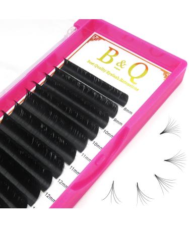 Self-fleed eyelashes .03 .07.10 strength Easy fan lashes for volume technology C d curl eyelash extension eyelashes volume 8-15 mix black (8-15 mix c-0.10) 8-15 Mix C-0.10 - Buy Online on GoSupps.com