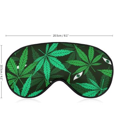 Sleep Mask Eyes - Adjustable Forest Green Eye Shade | Blocks Light & Reduces Puffy Eyes | Perfect Gifts - Buy Online on GoSupps.com