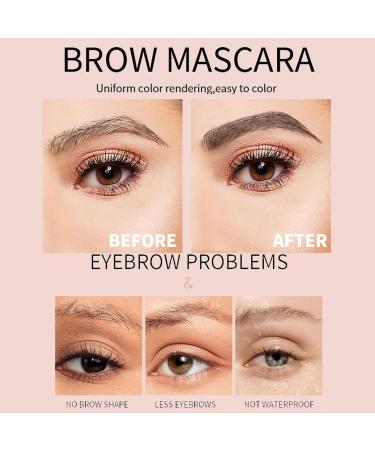 Tinted Brow Gel - 12ml Brow Mascara Gel | Volume Building Mascara Waterproof Eyebrow Mascara Long Lasting Eyebrow Makeup Coatuiyo - Buy Online on GoSupps.com