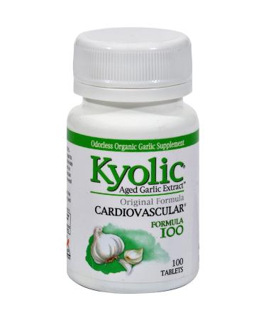 Kyolic Aged Garlic Extract Cardiovascular Formula 100 100 Tablets