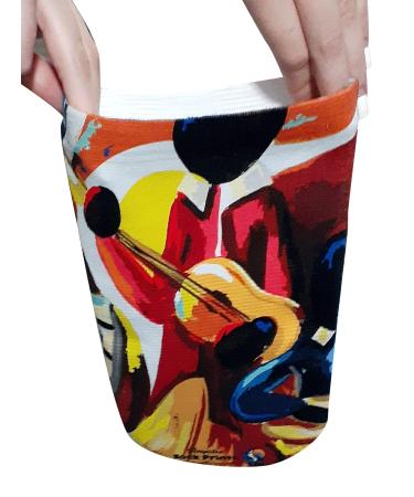 Heal with Appeal Amputee stump sock Jazz Musician Caribbean Vibe rside 3Ply stump sock