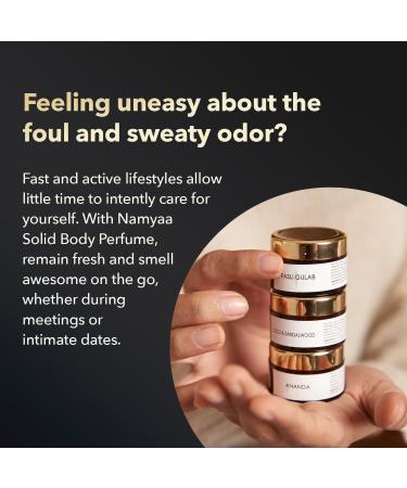 Solid Natural Body Perfume For Underarms Inner Thigh Knee And Bikini Area Sensitive Areas 15 G (Pack Of 3) - Buy Online on GoSupps.com