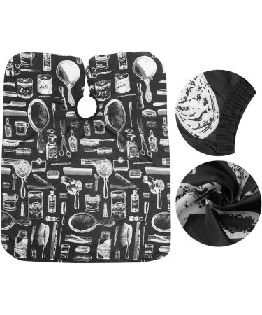 Waterproof Breathable Hairdressing Apron | Stylish Hair Salon Shawl Apron | 120x145cm Printed Hair Cutting Apron for Professionals - Buy Online on GoSupps.com