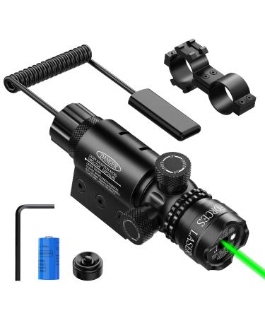 EZshoot Green Laser Sight Green Dot 532nm Scope with 20mm Picatinny Mount