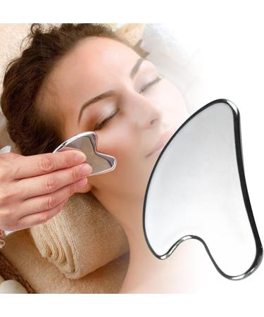 Stainless Steel Sha Board Stainless Steel Facial Muscle Scraping Board - Portable Sha Scraping Tool for Business Trip Home Travel Beauty Salon - Buy Online on GoSupps.com