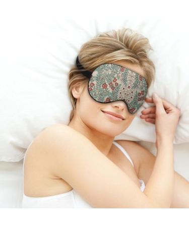 LynaRei Vintage Paisley Style Sleep Mask - Adjustable Eye Cover for Men and Women - Super-Smooth, Soft Blindfold for Travel and Nap - Style-2 - Buy Online on GoSupps.com