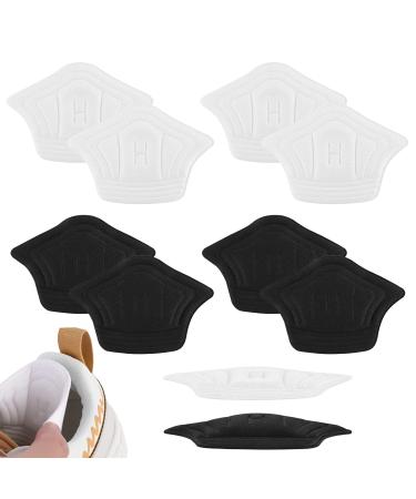 Self -adhesive heel protection 4 pairs of heel cushions too big shoes shoes shoes heel repair self -adhesive shoe heel self -adhesive heel cushion pads for abrasion and blow