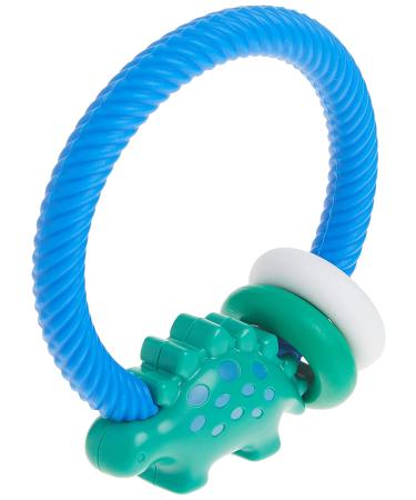 Itzy Ritzy Dino Silicone Teether & Rattle | Safe for 3+ Months - Buy Online on GoSupps.com