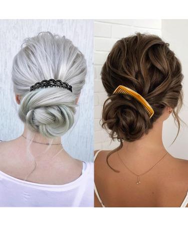 18-Piece Banana Hair Clips Set | Classic Twist Comb Accessories for Women Girls - 11/29 Teeth Ponytail Clips - Buy Online on GoSupps.com