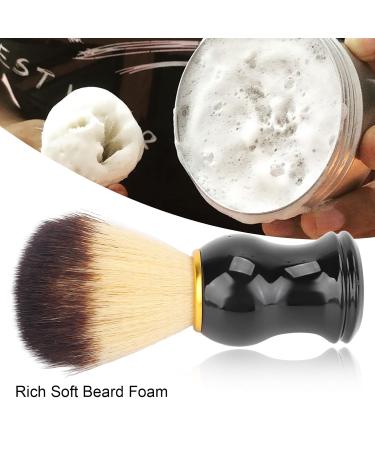 Luxury Synthetic Shaving Brush for Men | Soft Nylon Hair & Beard Brush - Portable & Ideal for Salon Use - Buy Online on GoSupps.com