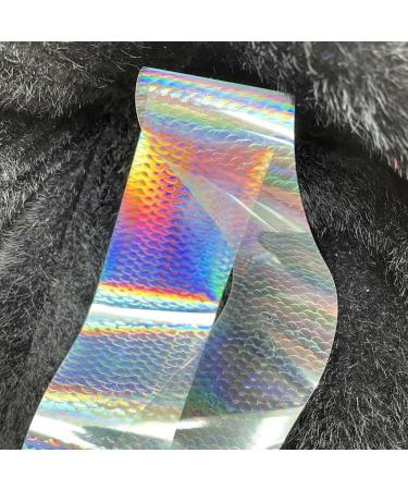 SILPECWEE Aurora Nail Foil - Holographic Snake Print & Heart Nail Art Stickers for DIY Manicure Design - 4 Boxes of Starry Sky Glass Foil - Buy Online on GoSupps.com