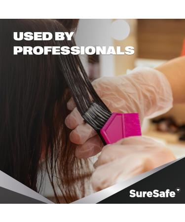 SURESAFE Clear Vinyl Gloves 3.5 Mil Latex Free Disposable Gloves Cleaning Gloves Food Prep Gloves Disposable Small Box of 100 - Buy Online on GoSupps.com