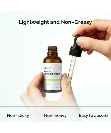 Buy Advanced Snail Essence Repair Serum - Rejuvenating Skin Elixir | 1 Fl.Oz - Best for Youthful Skin - International Shipping Available - Buy Online on GoSupps.com