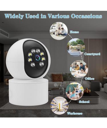 WiFi Plug-in Indoor Security Camera 360-degree Wireless 1080P with Night Vision & Motion Detection - Pet/Baby Monitor & Home Surveillance Camera - Includes 32GB SD Card - Buy Online on GoSupps.com