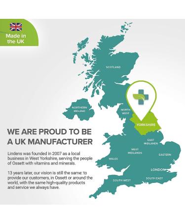 Lindens MSM 1000mg - 90 Vegan Tablets | Joint Support & Care Supplements | Rich in Sulphur | Natural Sulfur (MSM) | UK Made | Letterbox Friendly - Buy Online on GoSupps.com