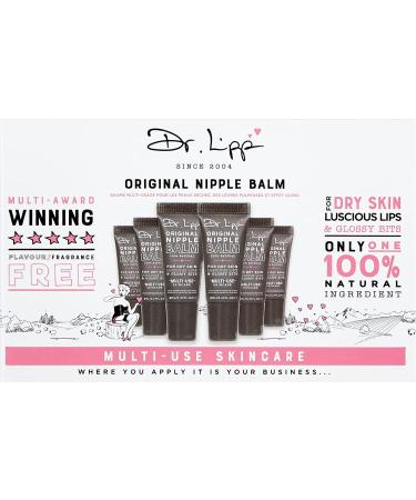 Dr.Lipp Original Nipple Balm for Dry Skin & Lips - 0.27 Fl Oz (Pack of 6) - Buy Online on GoSupps.com