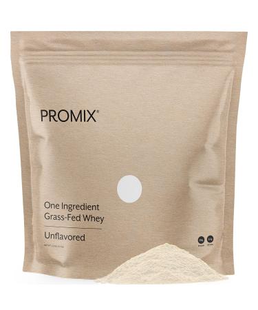 ProMix Nutrition Whey Protein Powder, Grass Fed, Unsweetened, Hormone Free - 25g Protein per Serving, Sugar Free, Soy Free, Unflavored - 32 Servings