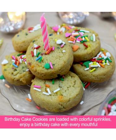 Too Good Gourmet Lemon & Birthday Cake Keto Brights Cookies - 5oz (Pack of 2) | Soft Baked, Sugar-Free, Grain-Free, Low Carb - Buy Online on GoSupps.com