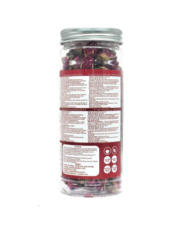 Buy Natural Herbal Pink Rose Bud Tea - 50g | Fragrant Flower Tea for Health & Beauty | International Shipping - Buy Online on GoSupps.com