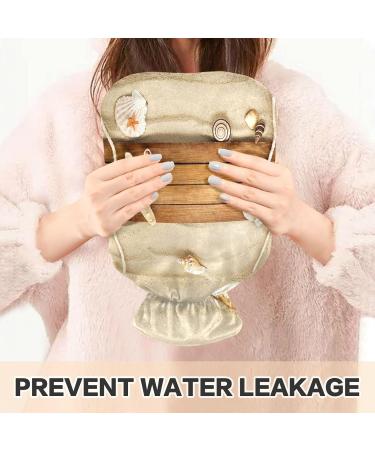 Naanle 2L Transparent Hot Water Bottle with Cover - Large Seestern Design for Bed Hand & Foot Warmer | Pain Relief & Heat Therapy - Buy Online on GoSupps.com