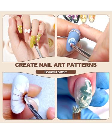 Buy Sularpek 5-Piece Nail Brush Set - UV Gel & Acrylic Nail Art Brushes for Home Nail Design | International Shipping - Buy Online on GoSupps.com