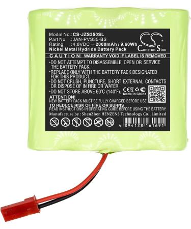 Buy JAN-PVS35-BS 2000mAh Battery for Zodiac S35 Remote & Polaris Sol 1000 Pool - 4.8V | Fast International Shipping - Buy Online on GoSupps.com