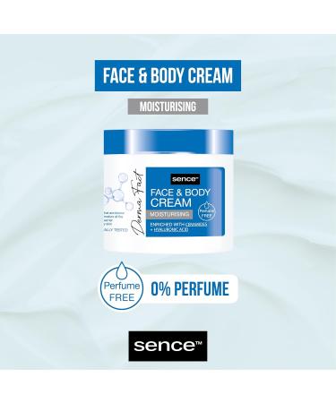 Sence Derma Fact Cr me pour le visage et le corps sans parfum cr me hydratante l'acide hyaluronique soin corporel pour homme et femme (1 x 300 ml) - Buy Online on GoSupps.com