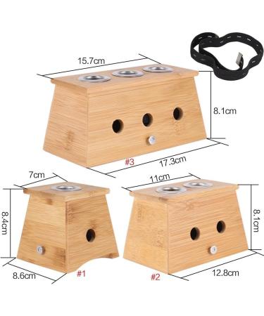 Moxa Stick Acupoint Healing Aid - Moxibustion Therapy with 10pcs Pure Moxa Rolls (2 Holes) - International Shipping Available - Buy Online on GoSupps.com
