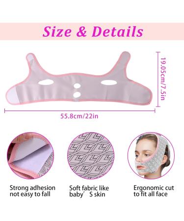 QIUWORE Chin Strap Double Chin Reducer That Works Reusable Lifting Bands Face Double Chin Tightener Chin Mask Face Double Chin Strap - Buy Online on GoSupps.com