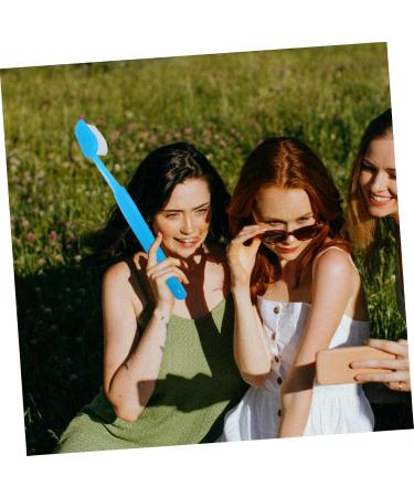 Large Sky-Blue Flocking Toothbrushes - Prank Party Supplies & Halloween Dentist Toys | International Shipping - Buy Online on GoSupps.com