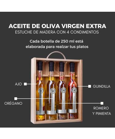  La Chinata Extra Virgin Olive Oil '4 Condiments' (4 x 250 ml) - La Chinata - Buy Online on GoSupps.com