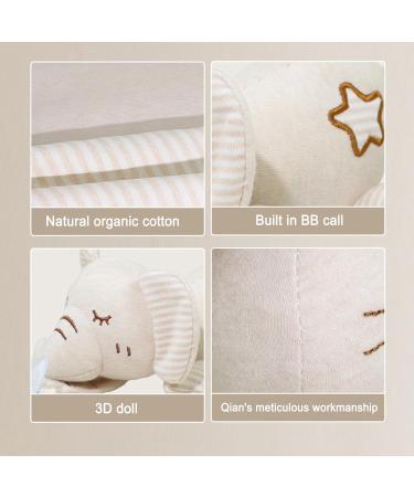 Teksome Schnuller Animal Attachment | Soft Toy & Pacifier Clip for Babies | Skin-Friendly Elephant Pacifier Buddy | Perfect for Children s Parties 0+ Months - Buy Online on GoSupps.com