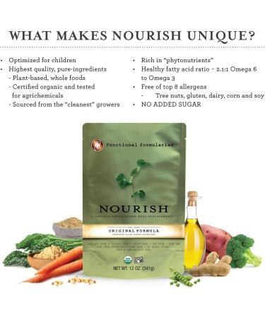 Functional Formularies Nourish Organic Tube Feeding Formula - Nutritional Meal Replacement Supplement Pack of 24 (12 oz Each) - International Shipping Available - Buy Online on GoSupps.com