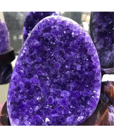 Natural Amethyst Geode Quartz Cluster Crystal Specimen Suitable for Home HOMEZHOU (Color : 2000-2100g) - Buy Online on GoSupps.com