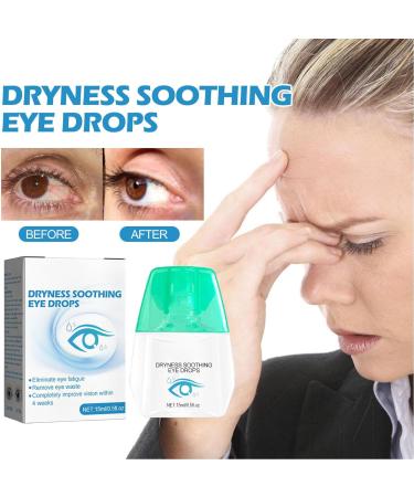 Eye Drop 15ml Dry Relief Eye Drop Dry Pain Tiredness Redness Protective Lubricating Eye Drop Lubricant Eye Drops Eye Artificial Tear Drop for Home Office Travel Business Trip - Buy Online on GoSupps.com