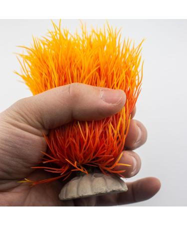 TAOMYPETS Orange Plastic Aquarium Plants | Coral Reef Ornaments for Fish Tanks - International Shipping Available - Buy Online on GoSupps.com