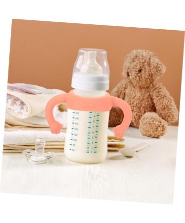 Abaodam 2 Pcs Silicone Bottle Handle Feeding Bottles Holder Milk Bottle Handle Feeding Bottles Handle Bottle Holder Milk Bottle Holder Silica Gel Wide Mouth Silicone Soft 14.00X5.00X5.00CM As Shown - Buy Online on GoSupps.com