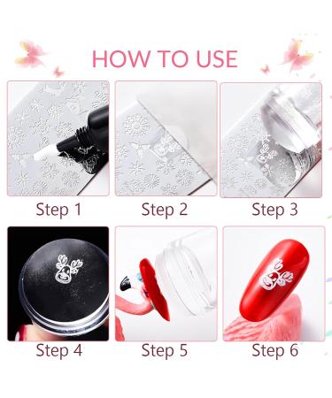 Niceneeded Nail Art Jelly Stamper Set - Double Layer Silicone Stamp & Scraper for DIY Manicure | International Shipping Available - Buy Online on GoSupps.com
