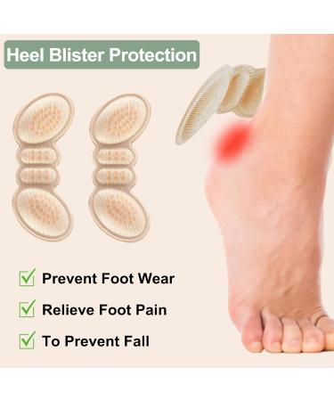Buy Heel Inserts for Women - Comfort Cushion Pads for Loose Shoes - 3mm Beige (2 Pairs) | Pain Relief & Better Fit - Buy Online on GoSupps.com