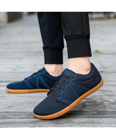 Aontiger Unisex Barefoot Shoes - Comfortable Wide Fit Sneakers for Men & Women - Trail & Fitness Running Shoes - Soft Blue 38 EU - Buy Online on GoSupps.com
