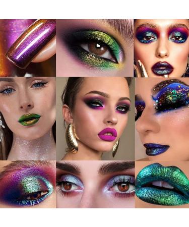 SWETIYOU Chameleon Multichrome Liquid Eyeshadow & Lipstick Set - Long Lasting Holographic Shades for 80s Makeup - Buy Online on GoSupps.com