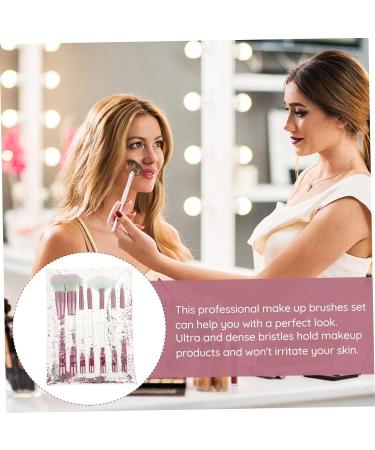 FOMIYES Eyeshadow Blending Applicator Fan Foundation Brush Transparent Face Bulsh Brush Eyeliner Brush Lip Contouring Brush Nose Brush Bronzer Brush Cheekbones Brush Eye Shadow Acrylic - Buy Online on GoSupps.com