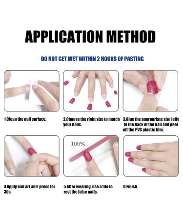 VOTACOS Short Square Press On Toe Nails - Black French Tip with Rhinestones | 24PCS Full Cover Glossy Acrylic Toe Nails for Women - Buy Online on GoSupps.com