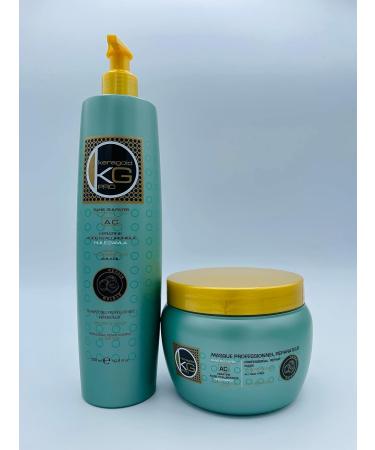 KERAGOLD - DUO OFFER - SHAMPOO 500ML + MASK 500ML (DUO KERAGOLD AC - KERATIN + AMLA OIL) - Buy Online on GoSupps.com
