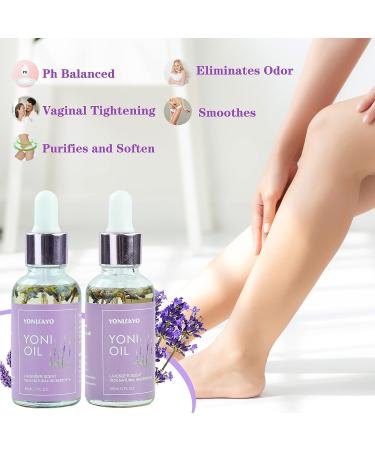 Yoni Wash & Soap Set with Essential Oil - pH Balanced Feminine Care Kit with Lavender Scent - 5.29oz Soap Bar, 2 x 30ml Oil, 6.7 fl.oz Wash - Moisturizing & Odor-Removing Formula - Buy Online on GoSupps.com